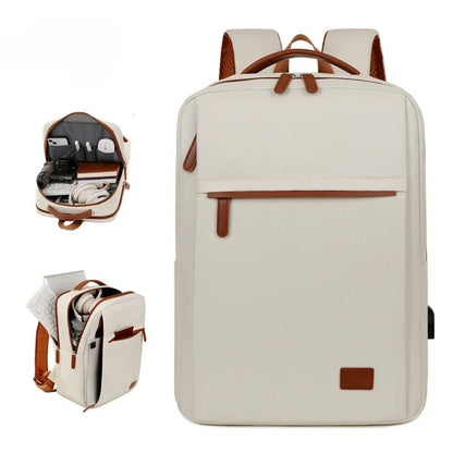 NOVA BACKPACK - Travel backpack with laptop compartment and USB port for everyday & business trips