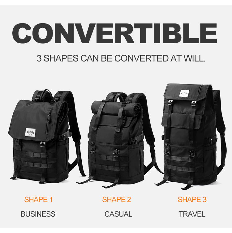 Convertible Reistas Rugzak – Veelzijdige 3-in-1 Rugzak voor Zaken, Dagelijks Gebruik & Reizen