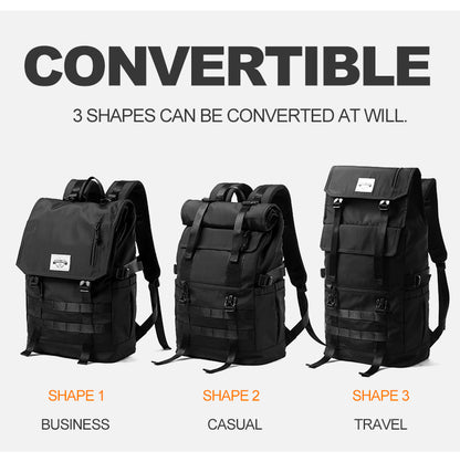 Convertible Reistas Rugzak – Veelzijdige 3-in-1 Rugzak voor Zaken, Dagelijks Gebruik & Reizen