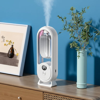 SCENTORA – Dispositivo de aroma recargable con spray intermitente y pantalla