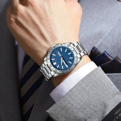 CHRONOSTEEL – Montre de sport pour homme premium avec affichage lumineux