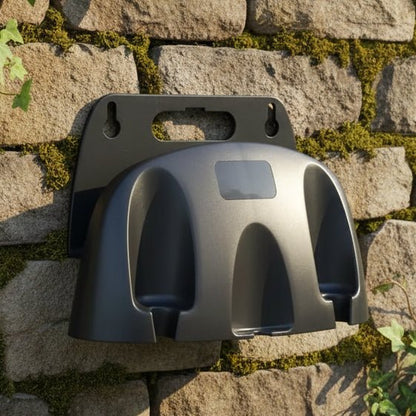 GARDORA – Soporte de pared para mangueras de agua para un almacenamiento limpio y práctico