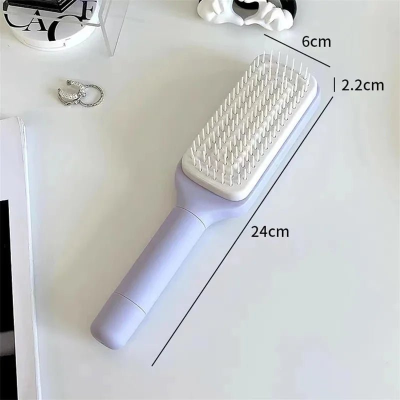 TANGLEFREE – Self-Cleaning Detangling Brush with Air Cushion & Massage