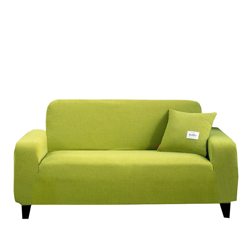 Variant image for Elastischer Sofabezug Grau 3-Sitzer Jacquard Wasserabweisend Pflegeleicht-4