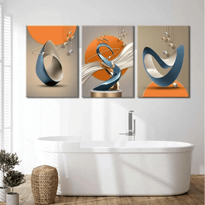STAGLUME – Elegante quadro da parete con cervo in foglia oro e accenti di colore