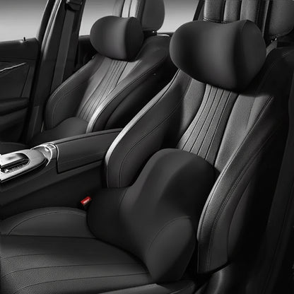 AUTOERGON – Memory Foam Auto-Nacken- & Lendenstütze für ergonomischen Sitzkomfort
