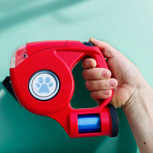 BRIGHTSTRIDE – Guinzaglio per cani LED con torcia integrata per passeggiate sicure