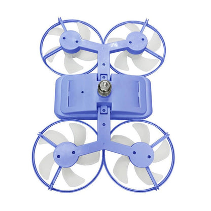 SKYBREEZE – Ventilatore da soffitto con luce 2-in-1 pieghevole e silenzioso