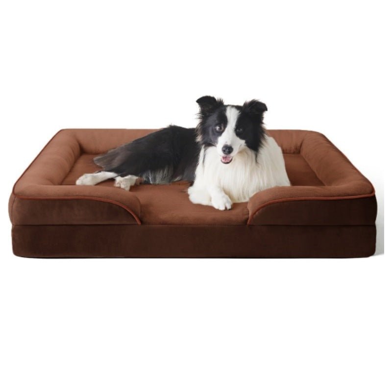PETIQUE COMFORTBED – Orthopedic Dog Bed with Removable Velvet Cover