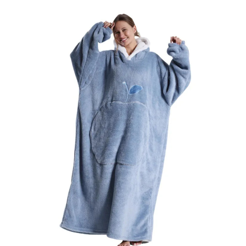 Variant image for Übergroßer Fleece Hoodie für ultimativen Komfort und Entspannung-7