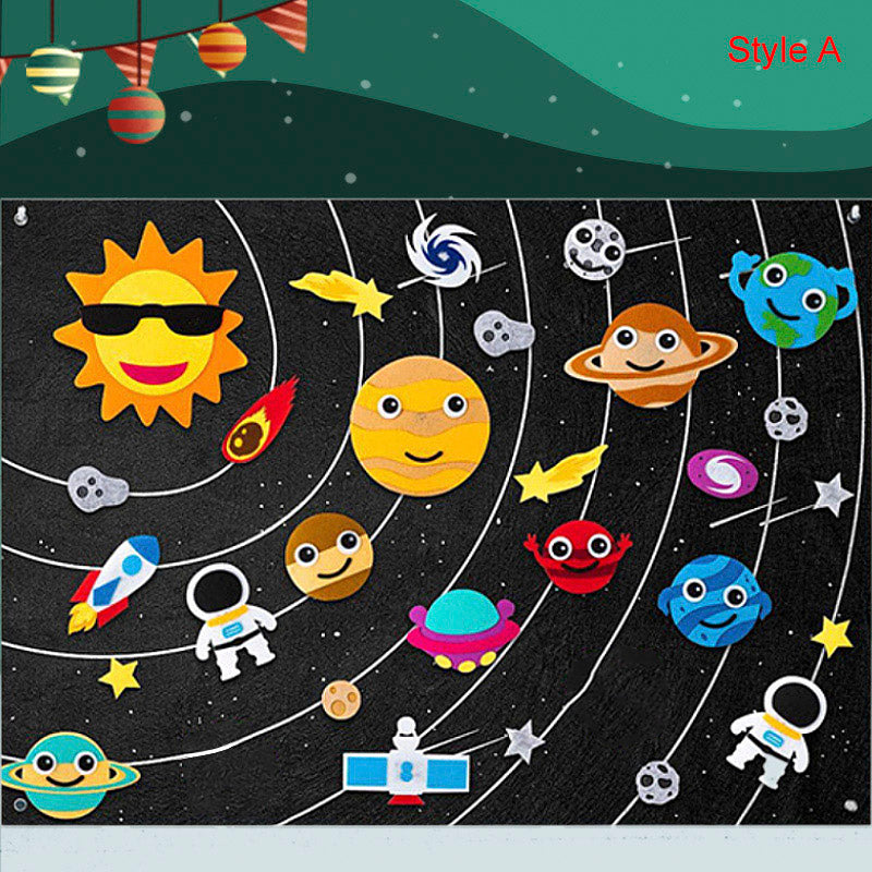ImagiFelt Playboard – Juego táctil creativo para niños para fomentar la imaginación