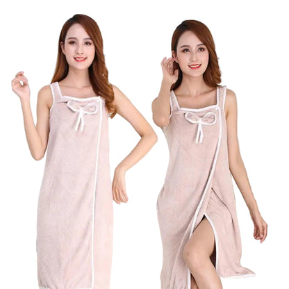 Weicher Damen Bademantel aus Korallenfleece – Flauschig und Atmungsaktiv für Zuhause-3