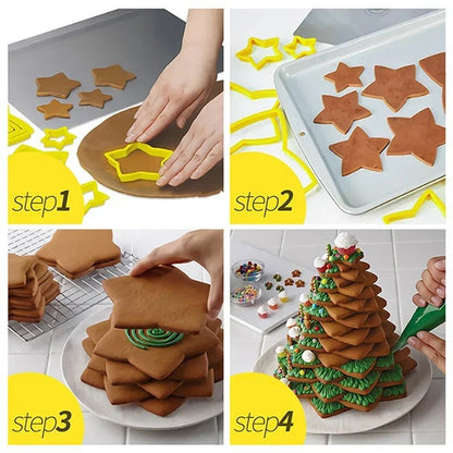 DOUGHBELL – 6-teiliges Weihnachts-Ausstechformen-Set für Kekse & Gebäck
