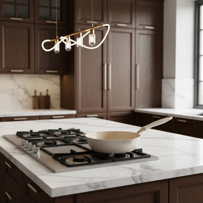 MAIFANTRIQ – Tiefer Antihaft-Wok mit Maifan-Steinbeschichtung aus Aluminiumlegierung für alle Herdarten