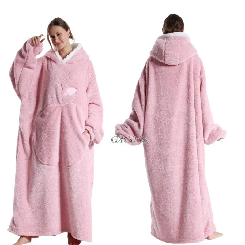 Übergroßer Fleece Hoodie für ultimativen Komfort und Entspannung-2