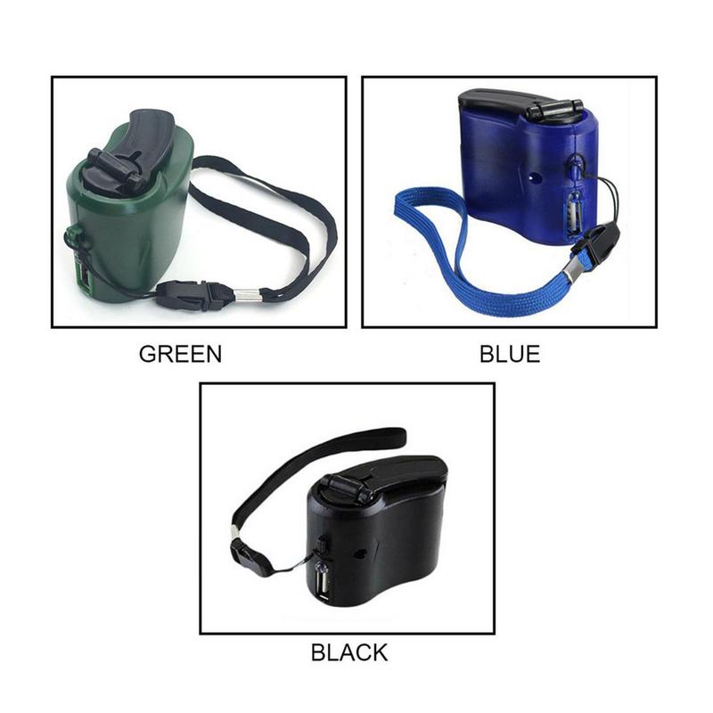 CrankCharge – USB-Notfall-Ladegerät mit Handkurbel für Outdoor-Abenteuer