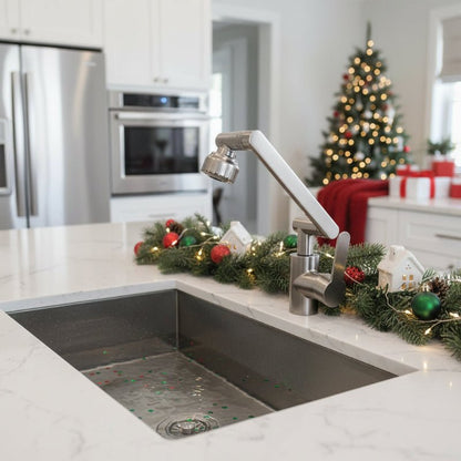 MECHAFLOW 360 – Rubinetto da cucina con braccio robotico a 360° con getto a bolle e doccia