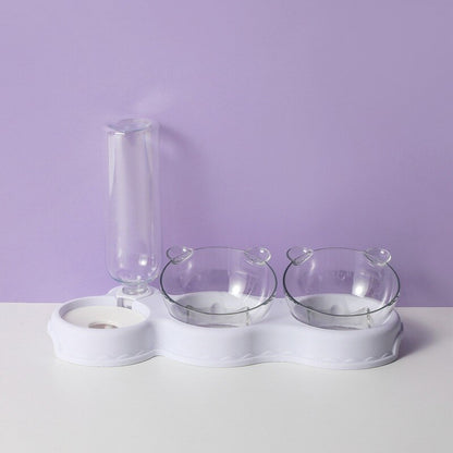 Karlfast-Stylish 3-in-1 Katzenfutterschale für Haustiere-5