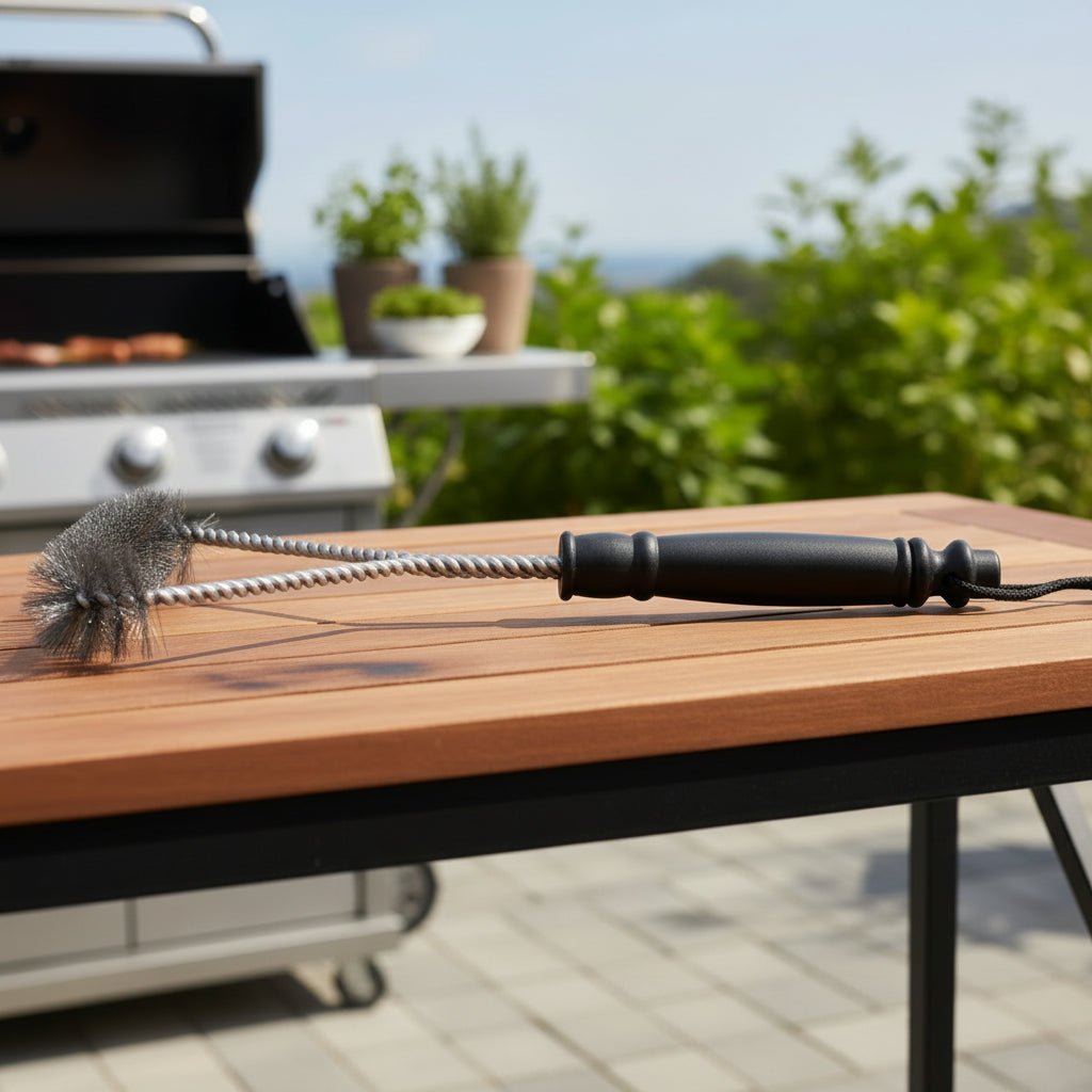 FLAMEBRUSH – Stainless Steel Grill Brush for Barbecue Cleaning