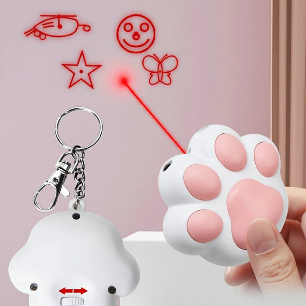 FELIFUN – Interaktives Katzen-Laserspielzeug – 5 einstellbare Lichtmuster