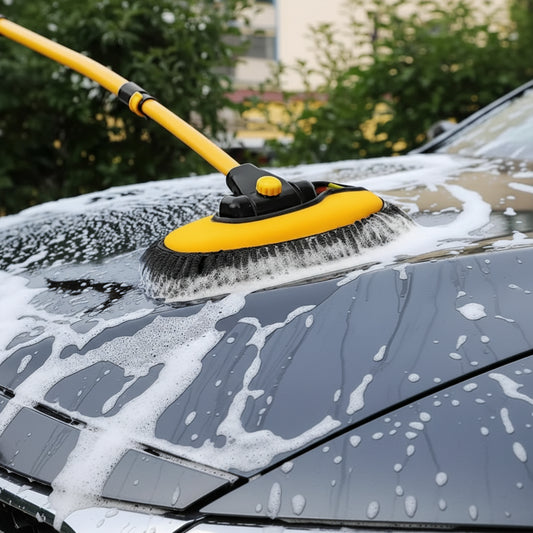 FlexSweep Pro Auto-wasbezem – telescopische chenille reinigingsborstel