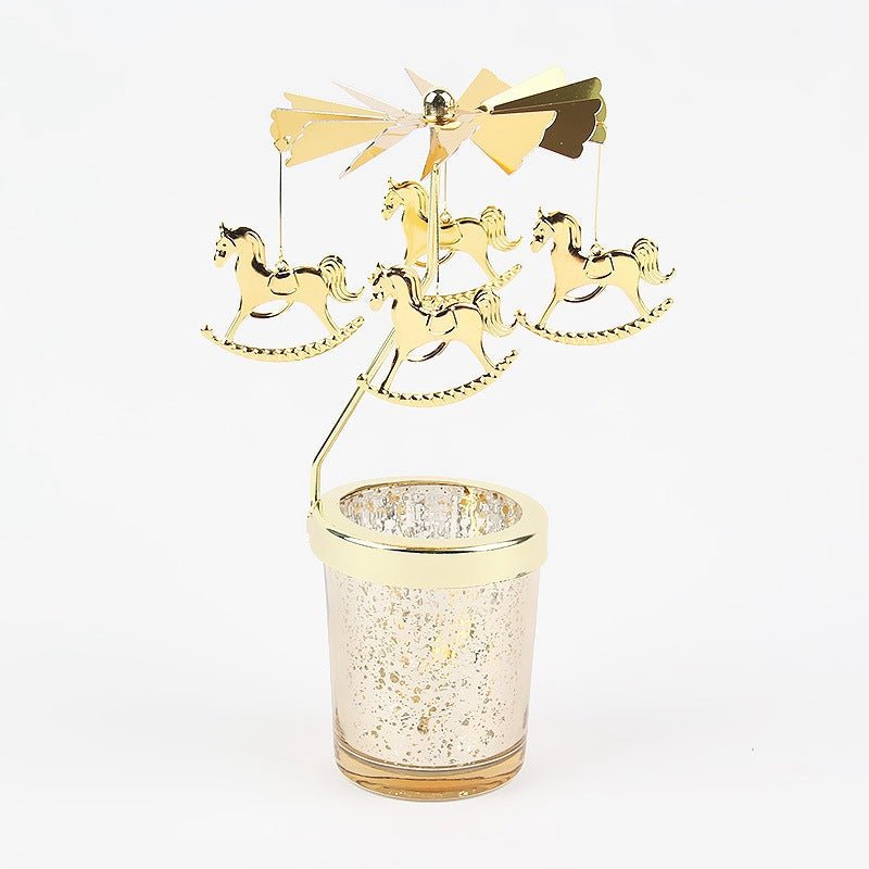 ROMANIVA – Elegante candelabro de metal para ocasiones románticas y decoración