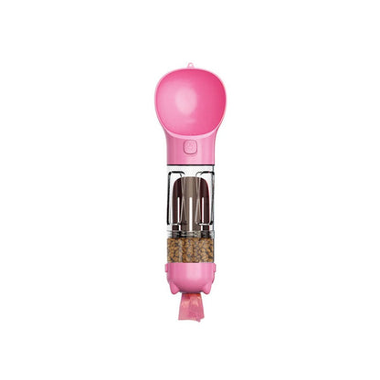 WALKIEPET BOTTLE – Tragbare 2-in-1 Hunde-Trink- & Futterflasche mit Kotbeutelhalter