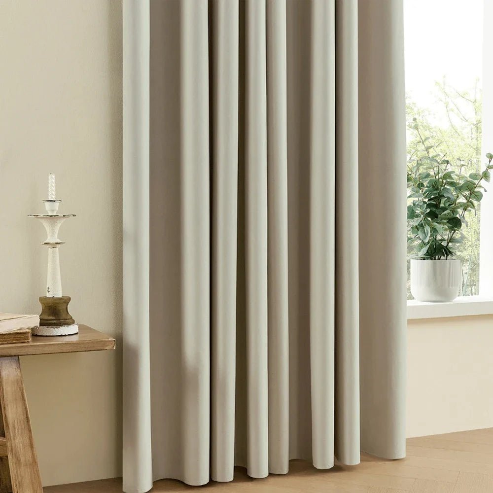 ECLIPTIA – Cortina Blackout Minimalista Moderna