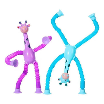 FlexiGiraffe – Dehnbares Saugnäpftassenspielzeug für kreative Kinder