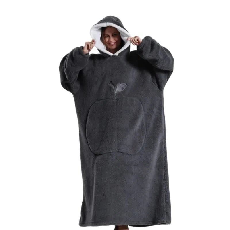 Variant image for Übergroßer Fleece Hoodie für ultimativen Komfort und Entspannung-2