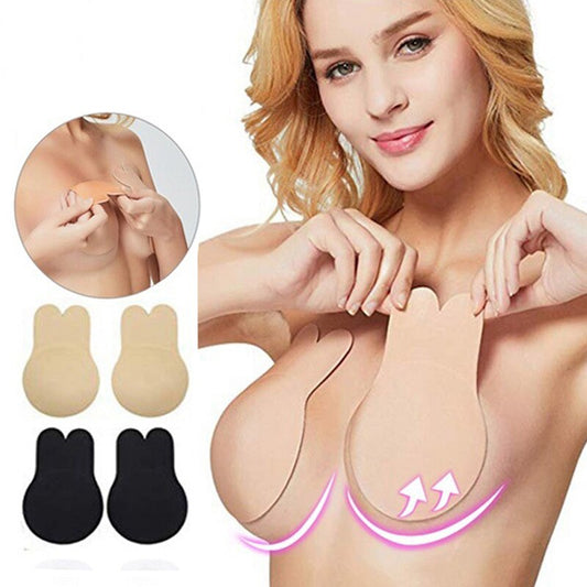 Selbstadhesive Push-up Pads für Volles Dekolleté - Wasserfest & Wiederverwendbar (2 Paare)-1