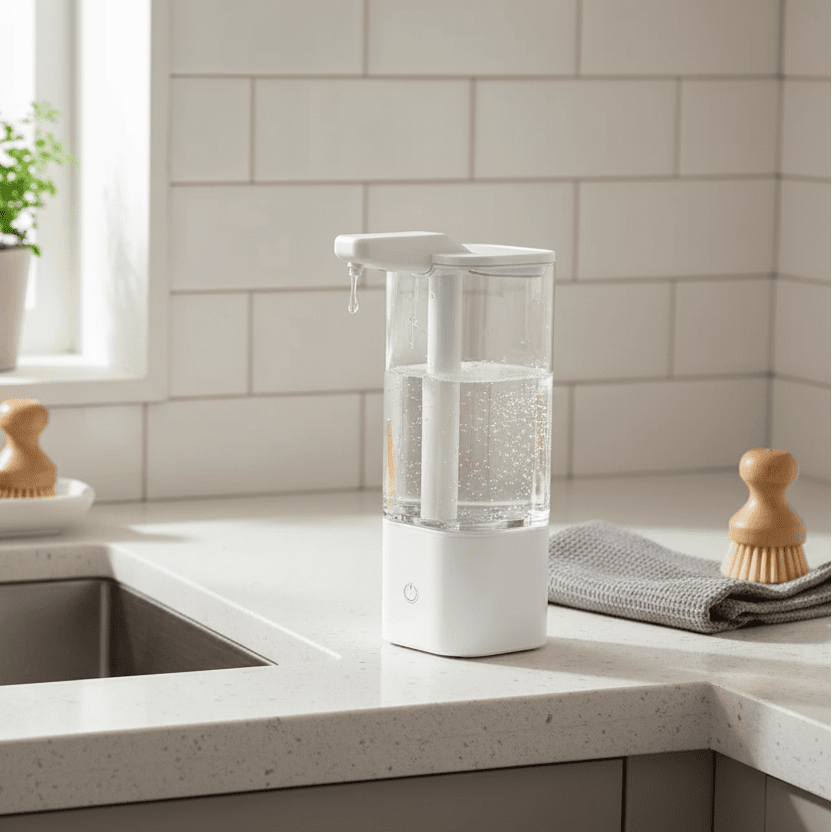 SENSOLUX – Dispenser di sapone senza contatto con ricarica USB
