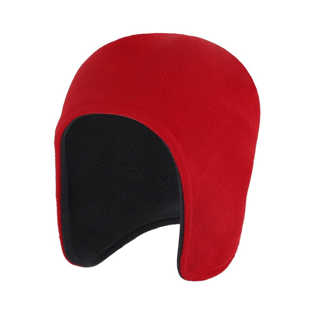 CYCLOTHERM – Gorro doble de forro polar con protección para orejas para ciclismo al aire libre y deportes de invierno