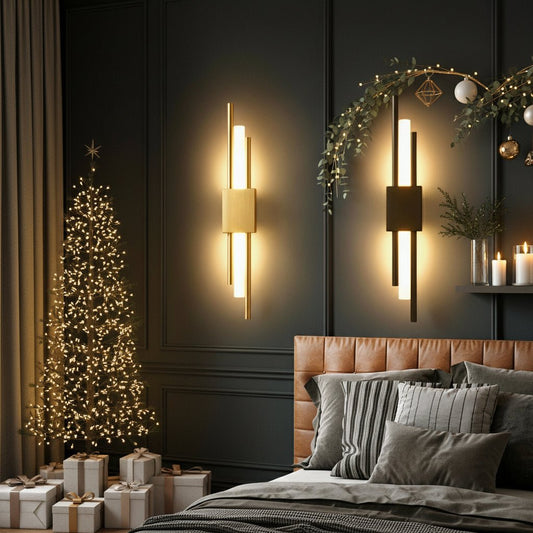 COPERLINE – Moderne LED-Wandleuchte aus Metall & Acryl mit 3 Lichtfarben