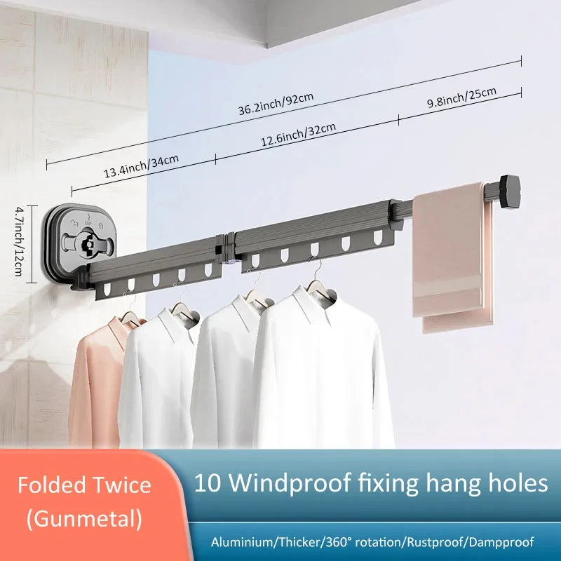 AeroDry wall-mounted tumble dryer - Foldable & space-saving