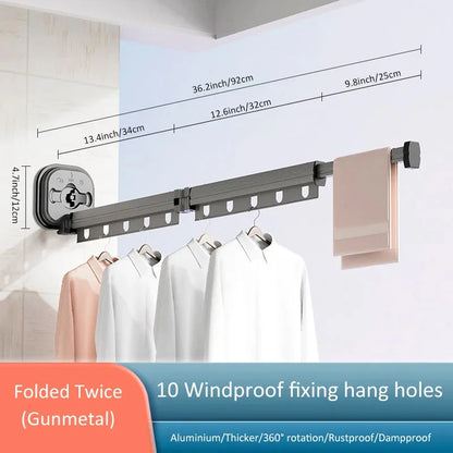 AeroDry wall-mounted tumble dryer - Foldable & space-saving