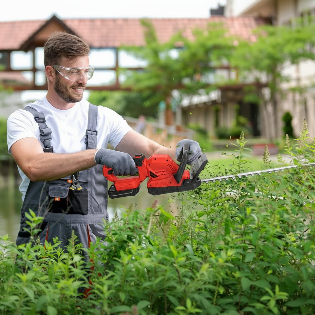 PowerTrim Pro – Akku-Heckenschneider für präzises und kabelloses Schneiden