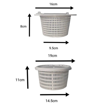 SKIMBASKET – Cestino Skimmer per piscina con manico per piscine Hayward