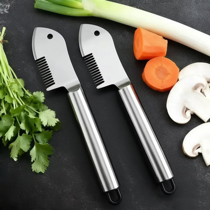 VEGSHRED – Picador de verduras de acero inoxidable para cebolla, zanahoria y patata