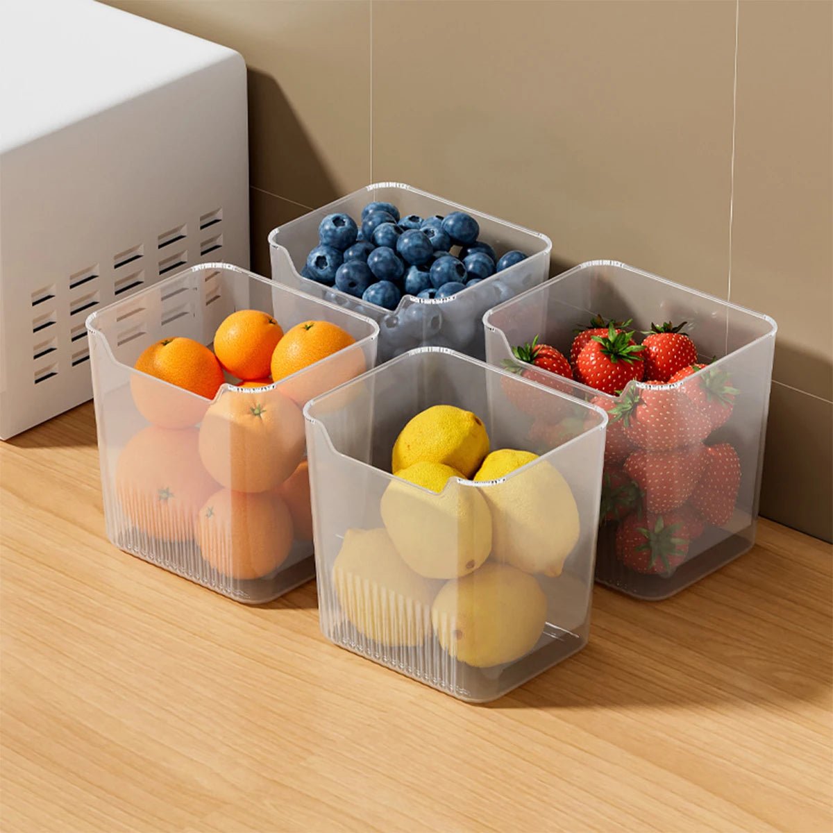 CLARIBOX – Transparent refrigerator boxes for tidy door and interior storage