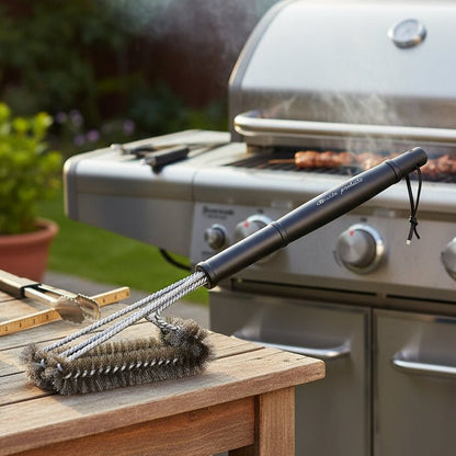 GRATECLEAN – Grill Grate Cleaning Brush with Stainless Steel Bristles
