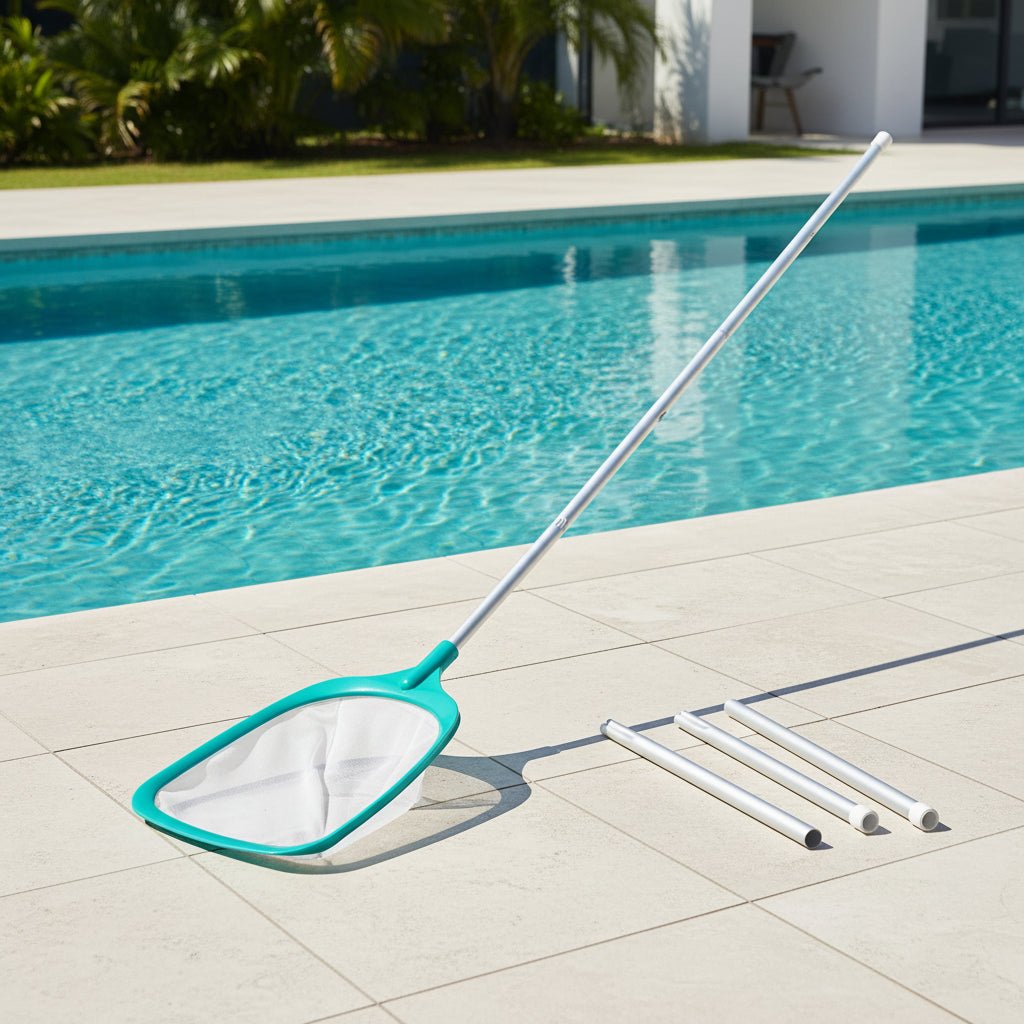 PONDMASTER – Rete professionale per skimmer stagno con asta telescopica