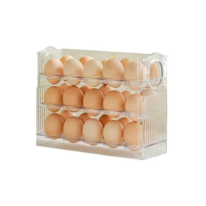 EGGFLOW – Organizzatore per uova con porta laterale per una conservazione ordinata in frigorifero