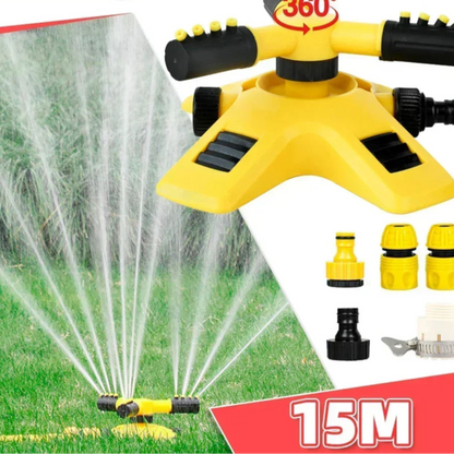 HydroFlow 360° Sprinkler – Efficiënte tuinbewatering