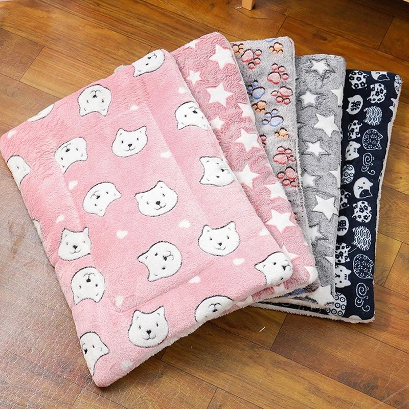 FLANNELPAW – Matelas de couchage en flanelle chaude pour chiens et chats