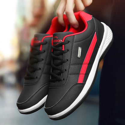 STRIDELUX – Baskets orthopédiques en cuir pour hommes avec un excellent maintien