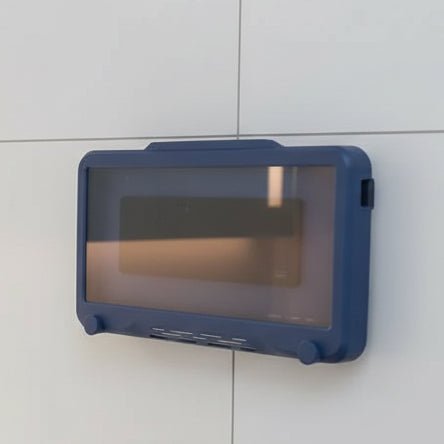 AQUAHOLD – Soporte impermeable para smartphone con rotación para baño y cocina