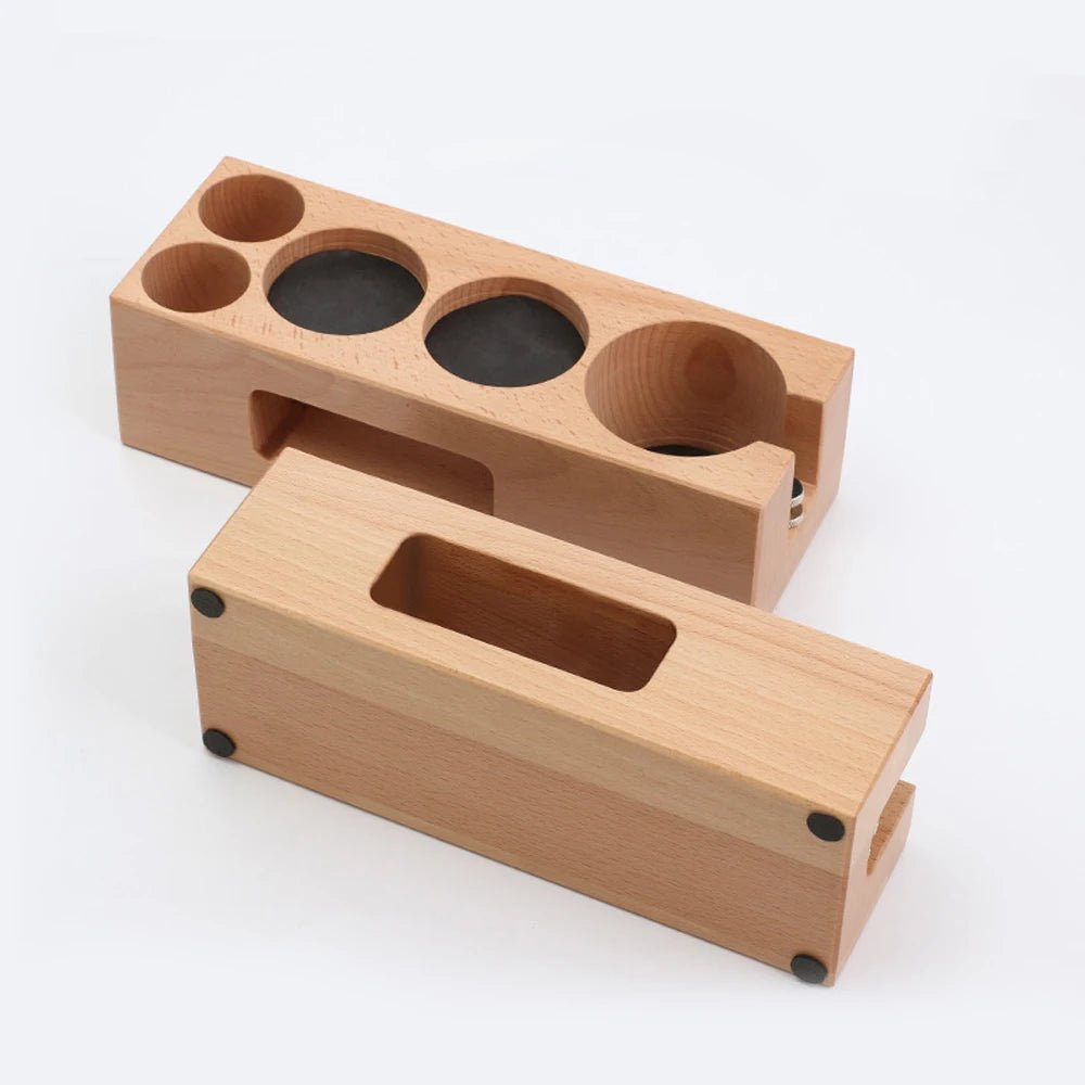 COFFEECORE – Supporto per tamper in legno per accessori da espresso