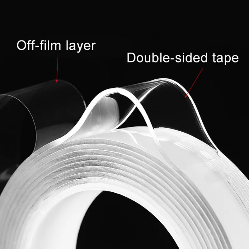FIXCLEAR – Dubbelzijdig acryl plakband waterdicht & sterk klevend