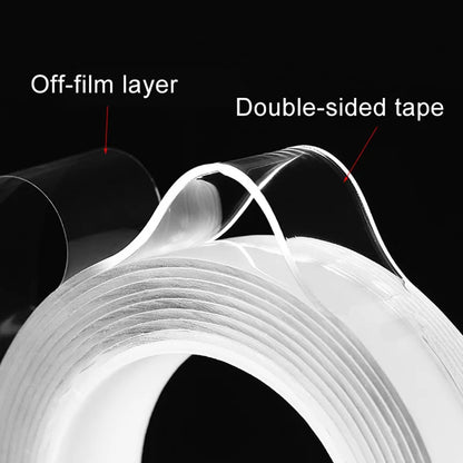 FIXCLEAR – Dubbelzijdig acryl plakband waterdicht & sterk klevend
